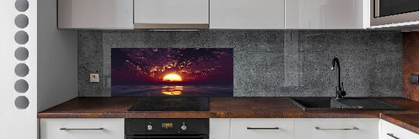 Panel do kuchni Zachód słońca