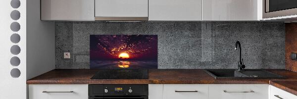 Panel do kuchni Zachód słońca