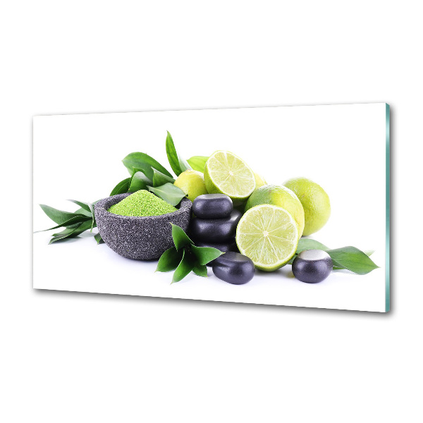 Panel do kuchni Limonki i kamienie