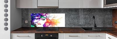 Panel do kuchni Portret kobiety