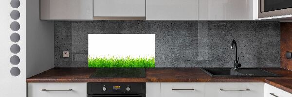 Panel szklany do kuchni Trawa
