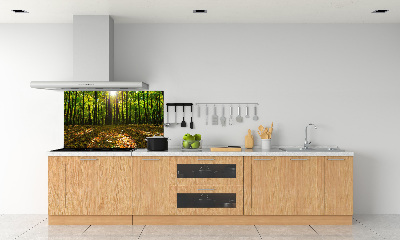 Panel szkło hartowane do kuchni Las