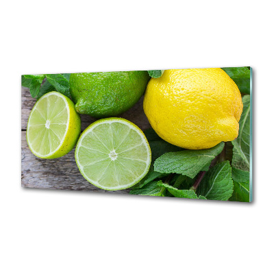 Panel do kuchni Limonka i cytryna