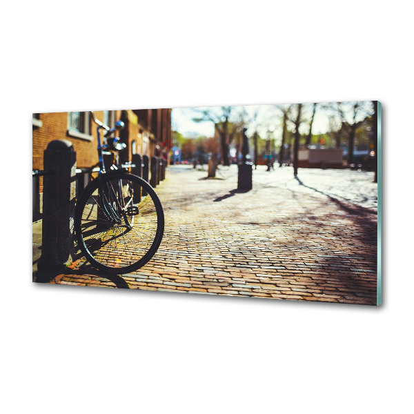 Panel lacobel Rower w Amsterdamie