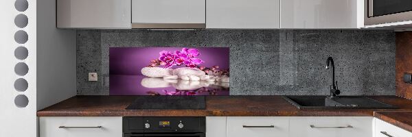 Panel do kuchni Różowa orchidea
