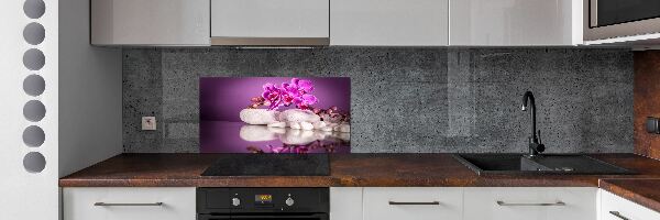 Panel do kuchni Różowa orchidea