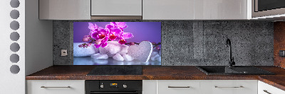 Panel do kuchni Orchidea i serce