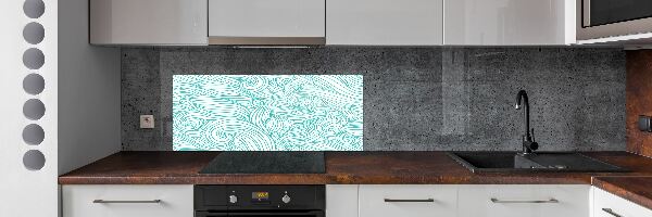 Panel do kuchni Niebieskie fale