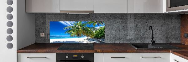 Panel do kuchni Tropikalna plaża