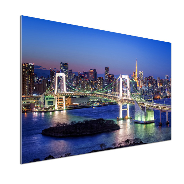 Panel dekor szkło Most w Tokio