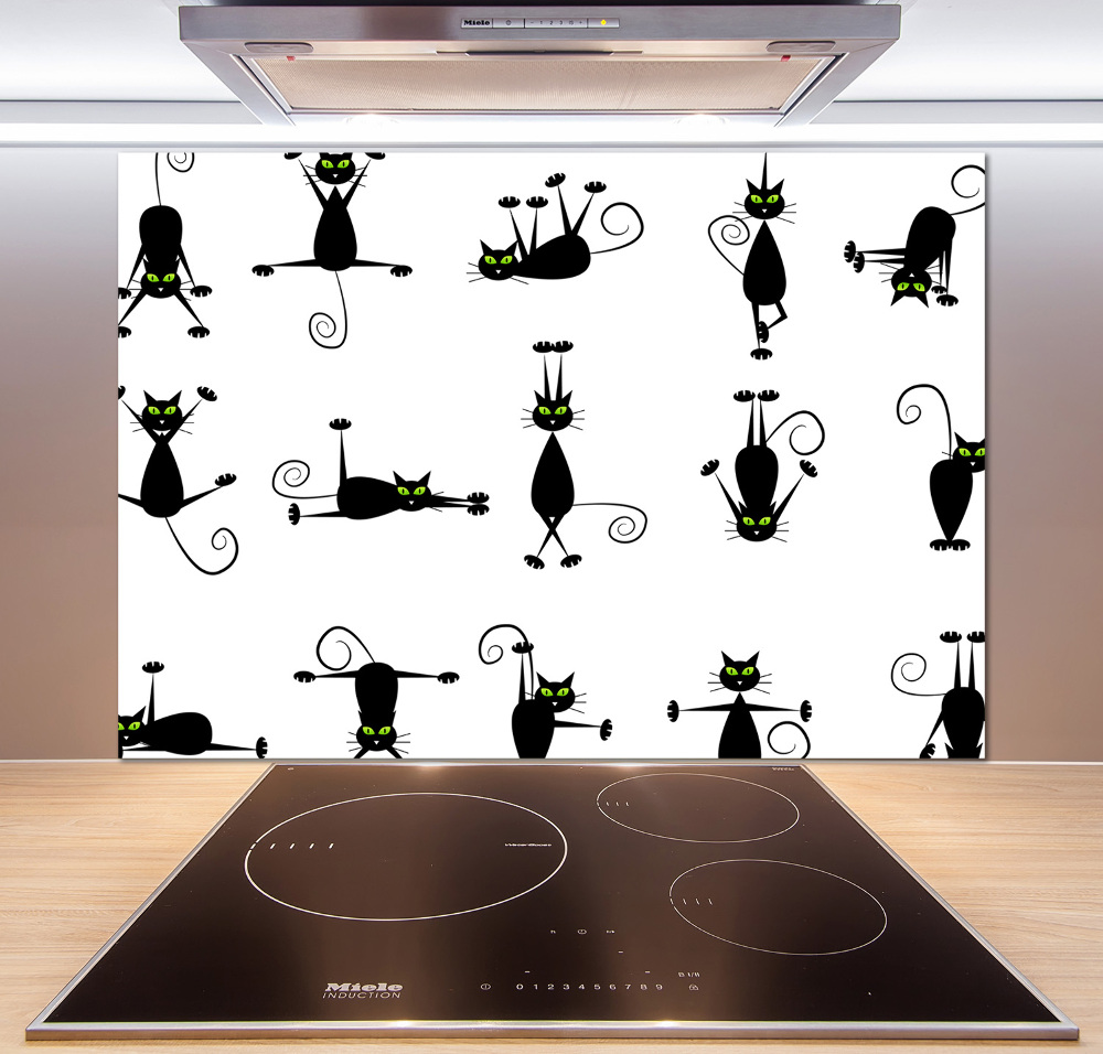 Panel do kuchni Koty ilustracja