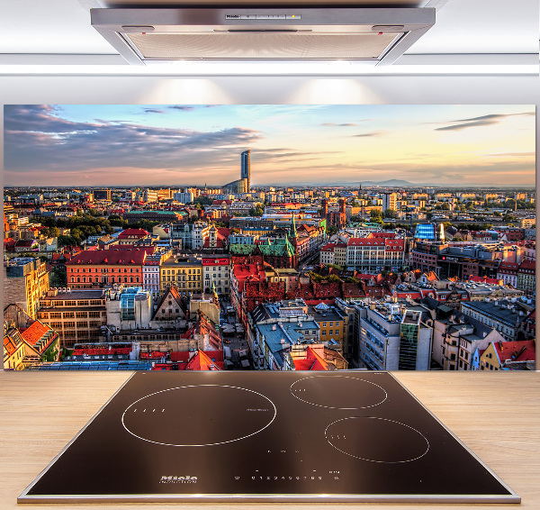 Panel do kuchni Panorama Wrocławia