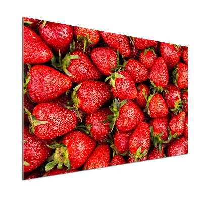 Panel między meble w kuchni Truskawki