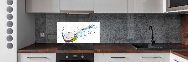 Panel dekor szkło Kokos i woda