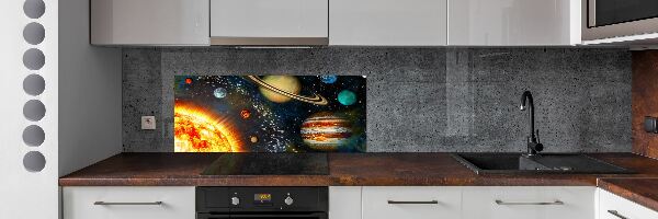 Panel do kuchni Układ słoneczny
