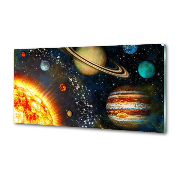 Panel do kuchni Układ słoneczny
