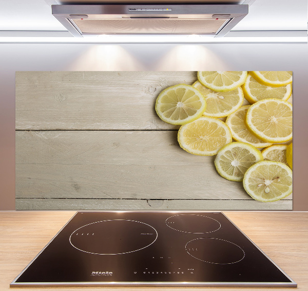 Panel do kuchni Cytryny drewno