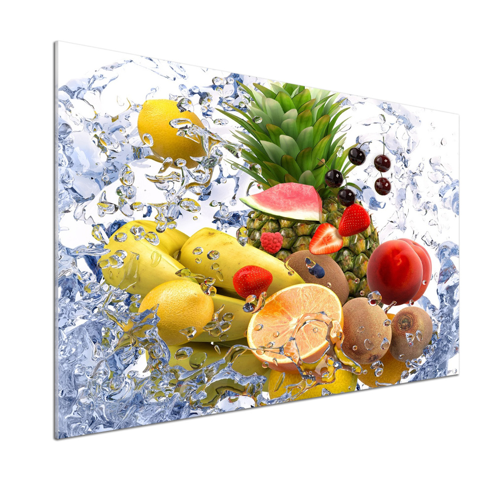Panel dekor szkło Owoce i woda