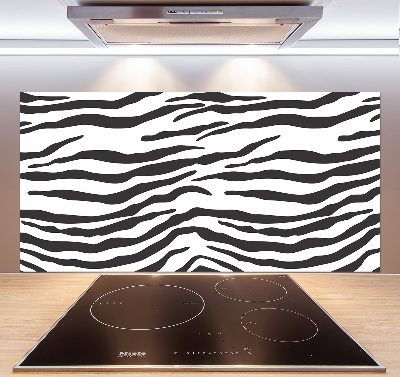 Panel między meble w kuchni Zebra tło