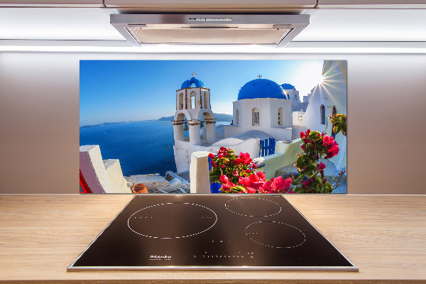 Panel do kuchni Santorini Grecja