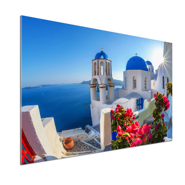 Panel do kuchni Santorini Grecja