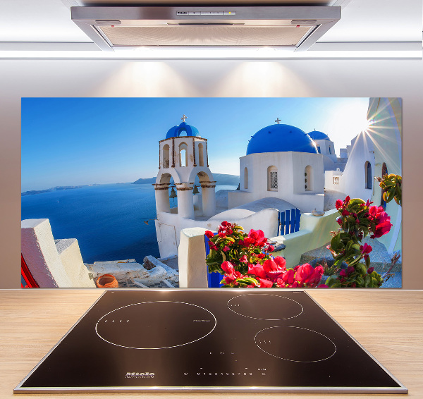 Panel do kuchni Santorini Grecja