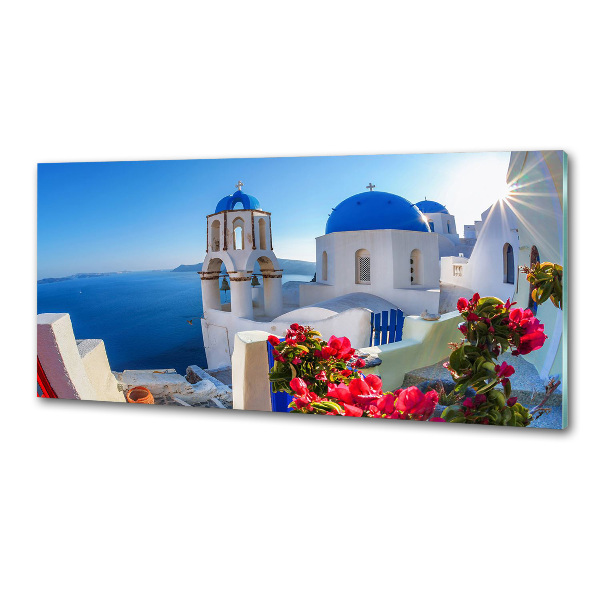 Panel do kuchni Santorini Grecja
