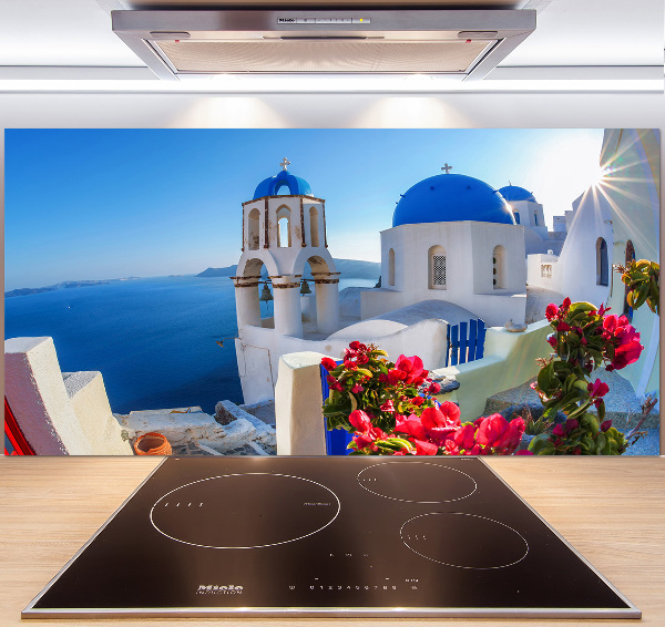 Panel do kuchni Santorini Grecja