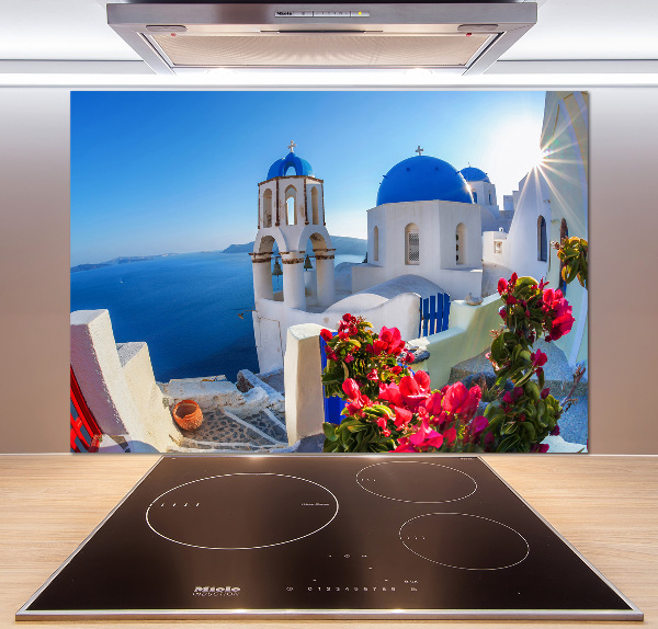 Panel do kuchni Santorini Grecja