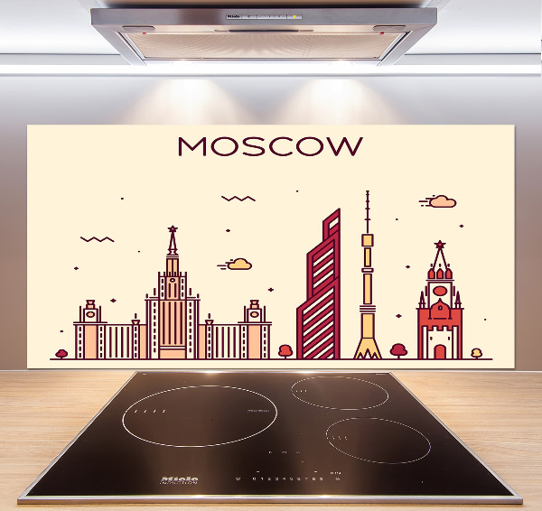 Panel do kuchni Moskwa budynki