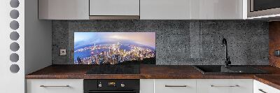 Panel do kuchni Hongkong panorama