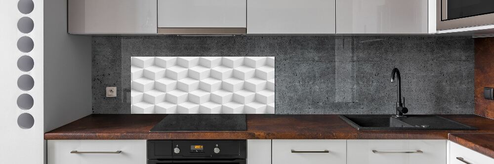 Panel do kuchni Abstrakcja 3D