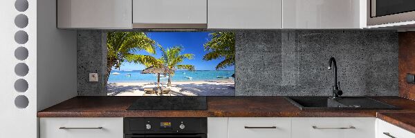 Panel do kuchni Plaża Mauritius