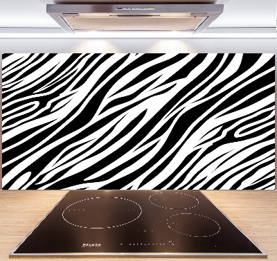 Panel między meble w kuchni Zebra tło