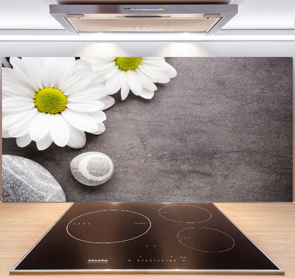 Panel szklany do kuchni Gerbera