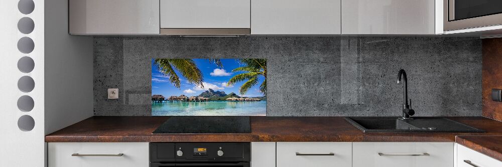 Panel do kuchni Palmy na Bora Bora
