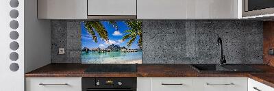 Panel do kuchni Palmy na Bora Bora