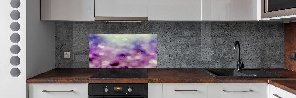 Panel do kuchni Fioletowe koła
