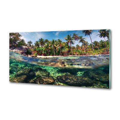 Panel do kuchni Tropikalna plaża