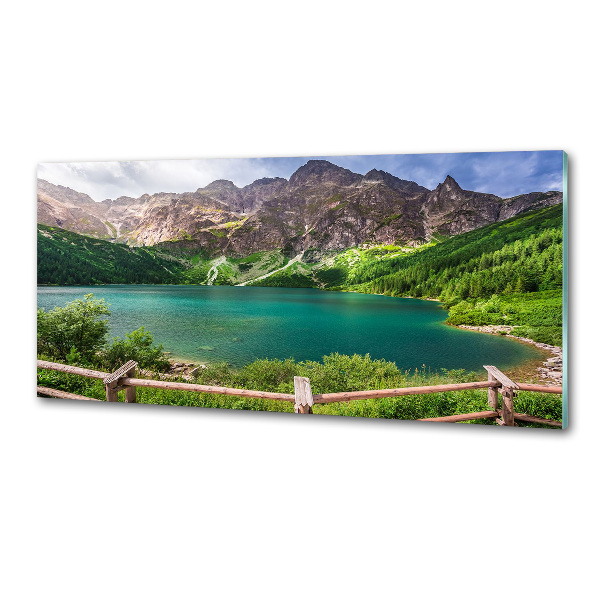 Panel do kuchni Morskie oko Tatry