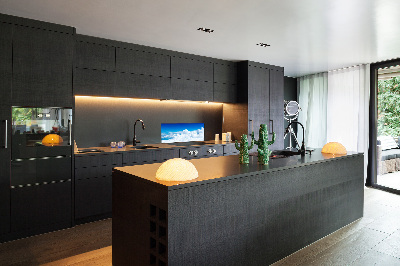 Panel lacobel Chmury z lotu ptaka