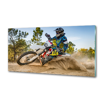 Panel między meble w kuchni Motocross