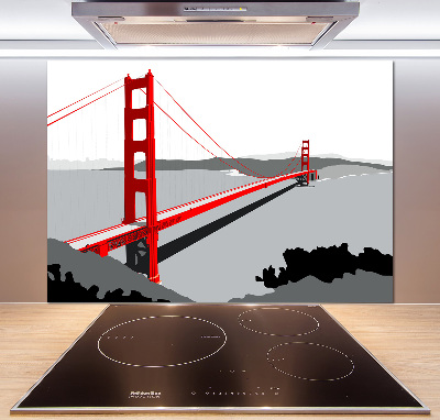 Panel do kuchni Most San Francisco