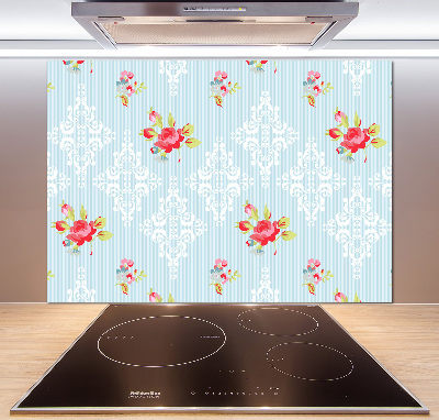 Panel do kuchni Róże i ornamenty
