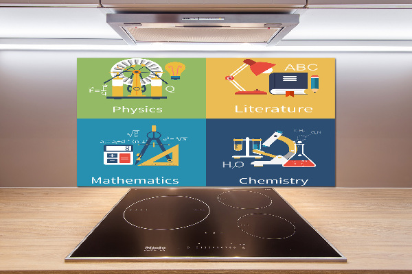 Panel do kuchni Przedmioty szkolne