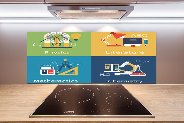 Panel do kuchni Przedmioty szkolne