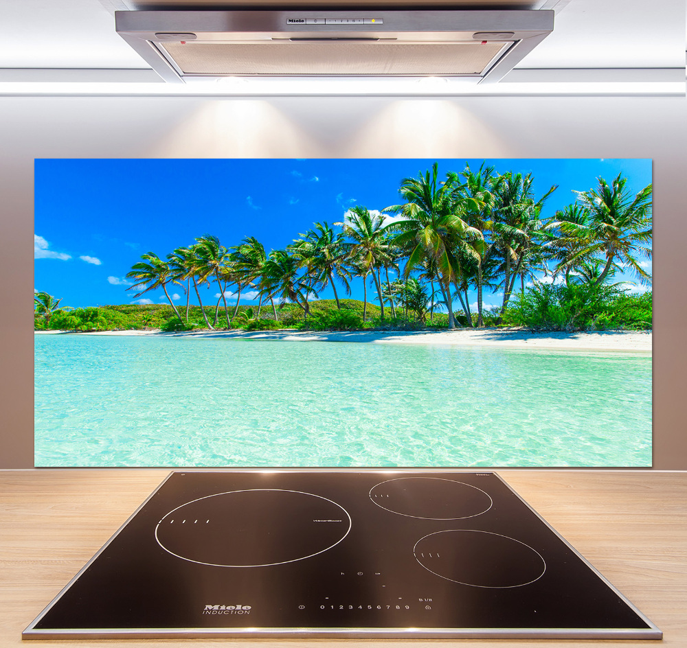 Panel do kuchni Tropikalna plaża