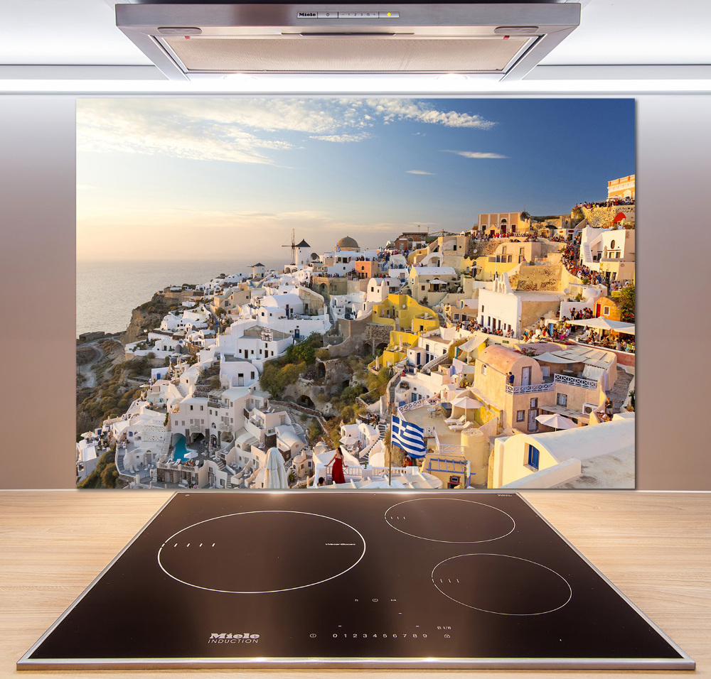 Panel do kuchni Santorini Grecja