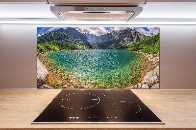 Panel do kuchni Jezioro w górach
