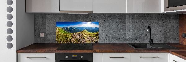 Panel do kuchni Panorama górska